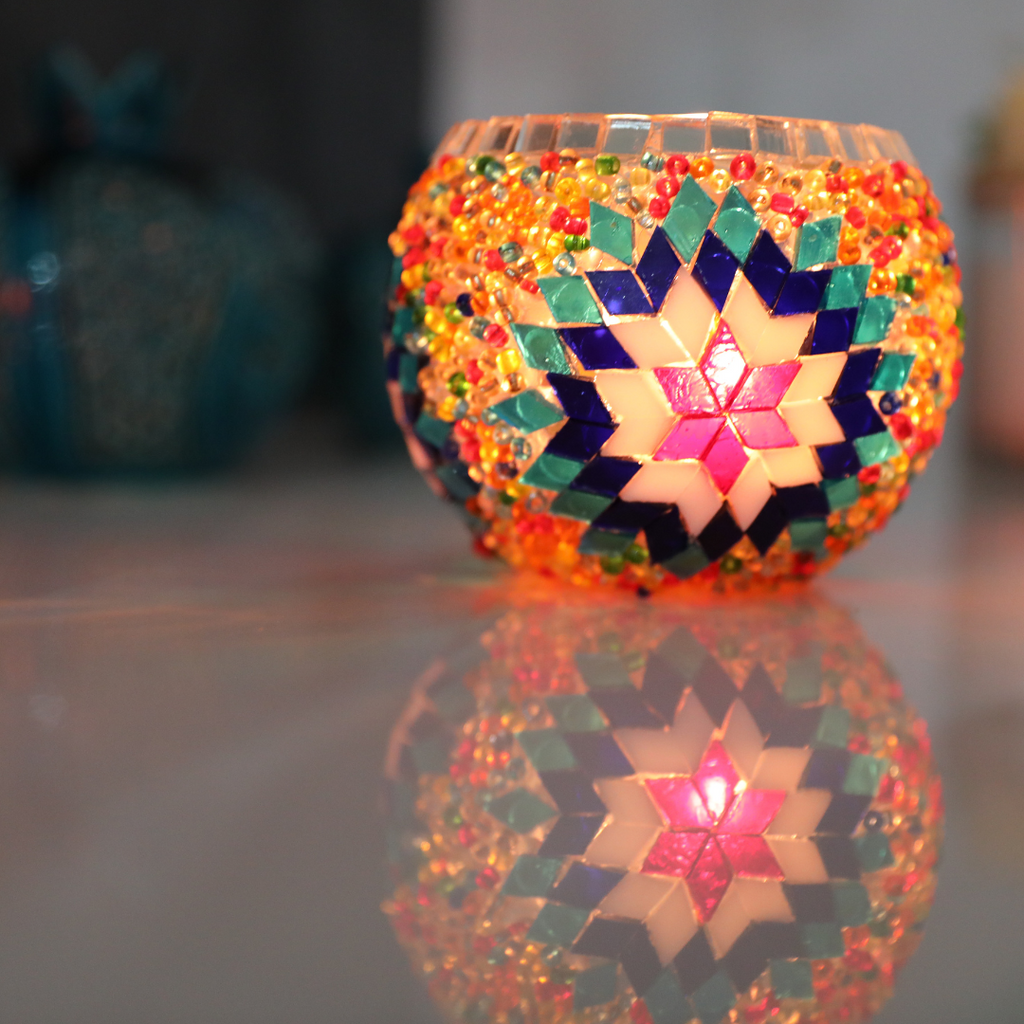 Turkish mosaic lamp making classes in Sydney