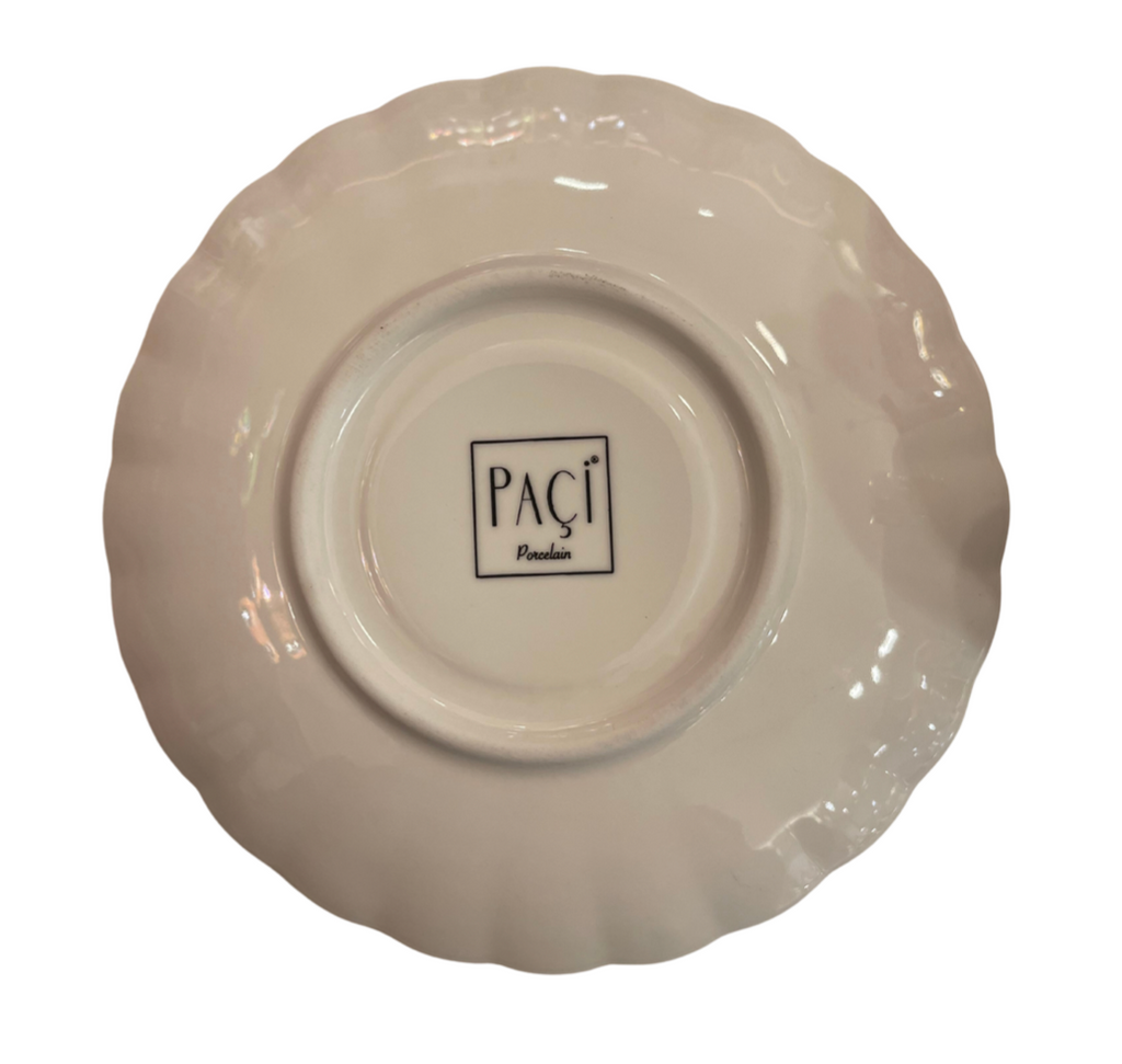 Turk Paci Turkish Coffee cup set of 6 - Paci porcelain – Istanbul Grand Bazaar Au