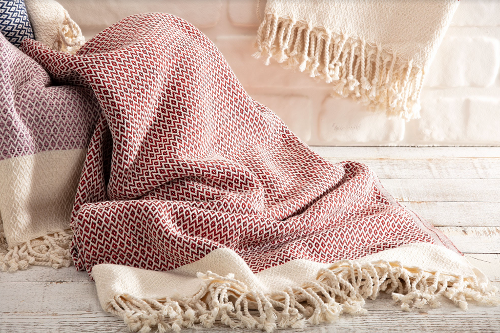 Red Turksh Cotton towel